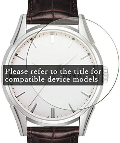 Synvy [3 Pack] מגן מסך, התואם ל- Vivienne Westwood VV158PKNU TPU Film Smartwatch Smart Watch Stockers [לא מזכוכית מזג]